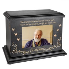 Cremation Memorial Urns for Human Ashes Adult Male Female, Wooden Picture Fra...