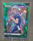 2024 Panini Prizm Drake Maye Green Cracked Ice RC Patriots
