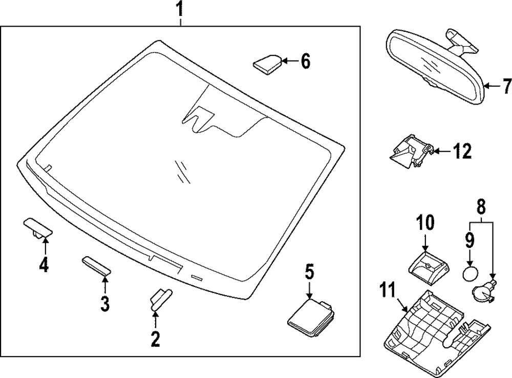 Genuine Hyundai 2020-2023 Sonata Humidity Sensor 97257-L0000