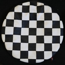 Vespa or Lambretta - Series 1 2 3 - 10" Spare Wheel Cover -  Check