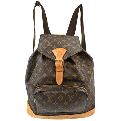 Best02 LOUIS VUITTON MONTSOURIS GM BACKPACK MONOGRAM M51135 MI0050 YQ07136