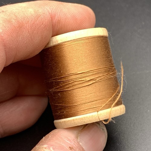 Vtg Silk Thread Belding Corticelli 5430 Silk Fly Tying Thread Wood Sz A 100 yard - Picture 7 of 11