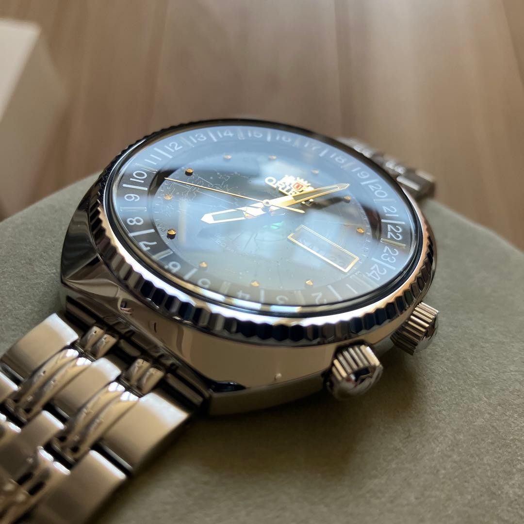 ORIENT World Map Revival Automatic Watch Green - image 6