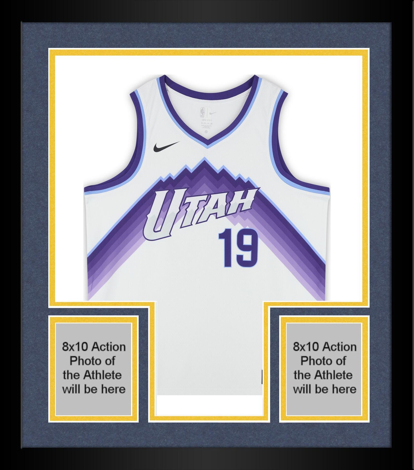 Ace Bailey Autographed Signed Utah Jazz Framed Nike White Association Swingman Jersey 