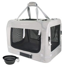 Petseek Extra Large Cat Carrier Soft Sided, Portable Small Dog Carrier for 2 ...