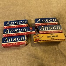 Ansco & Kodak Vintage Film, PD16 616 (4 Boxes), V 616 Kodak(1 Box) & 120 Ansco