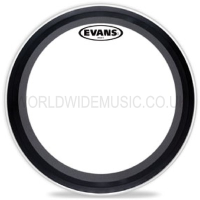 Evans EQ3 20'' Klar Bass Drum einlagiger Schlagzeugkopf - BD20EMAD