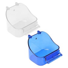 Pet Bird Bath Box Parrot Bathing Tub For Cage Hanging Bowl Parakeet Birdbath