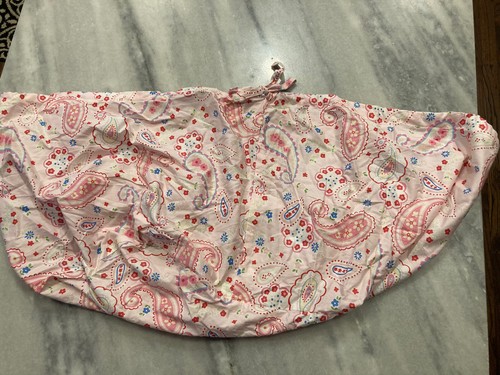 Pottery Barn Kids Sabrina Basket Liner Large Pink Paisley - Picture 2 of 2