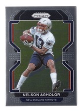 Football Card - 2021 Nelson Agholor 94 Base - New England Patriots Panini Prizm