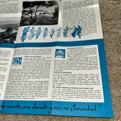 2 folletos de TURQUÍA de la década de 1950 Estambul, la ciudad mágica / Turquía pintoresca - Imagen 21 de 21