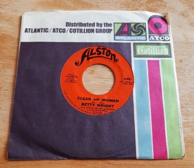 Betty Wright 45 I'll Love You Forever / Clean Up Woman 1971 Alston A-4601 ex+