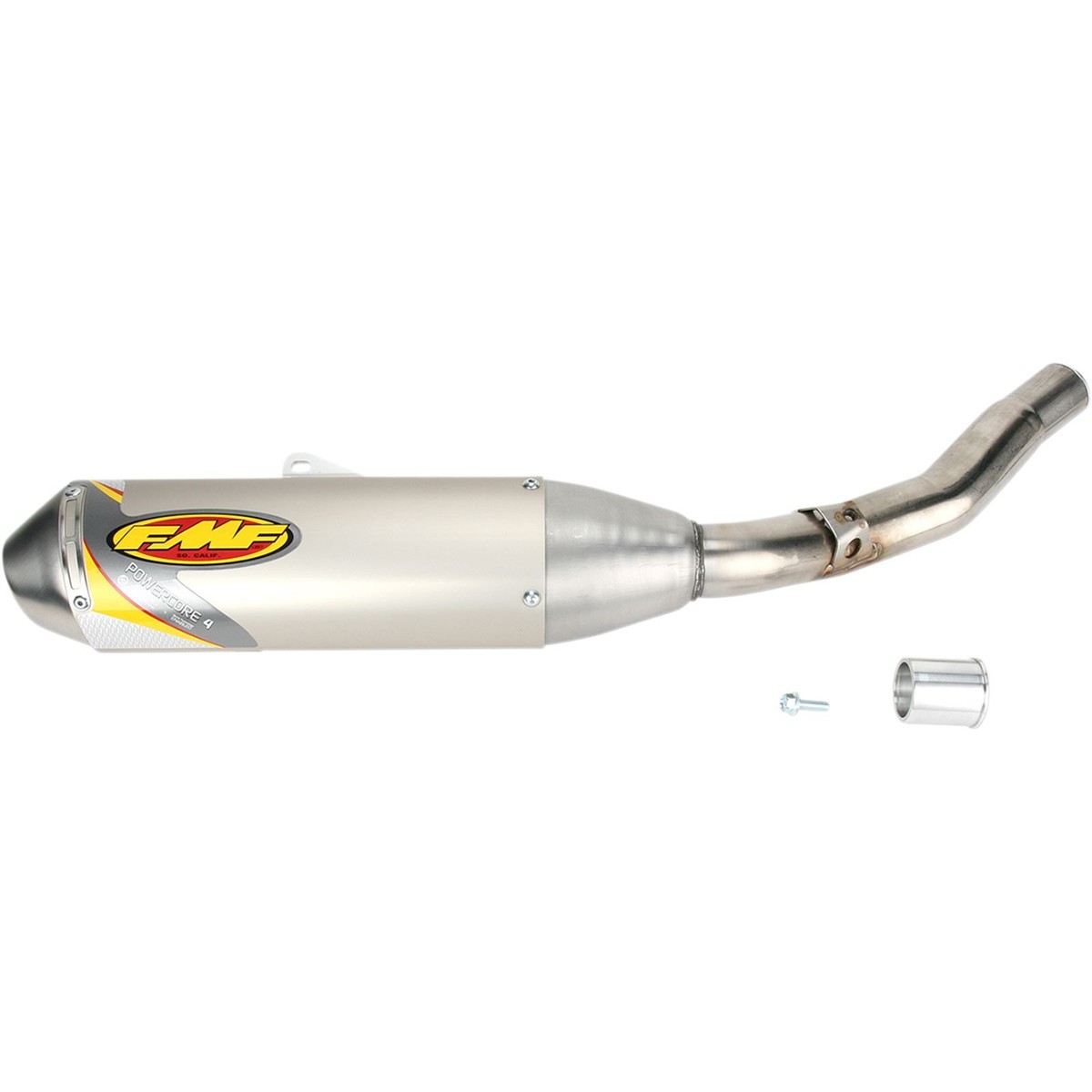 ジェベル250xc マフラー FMF Power Core 4 SA（未使用品） FMF Yamaha YZ 250 F 2014-2018 PowerCore 4 HEX Slip-On
