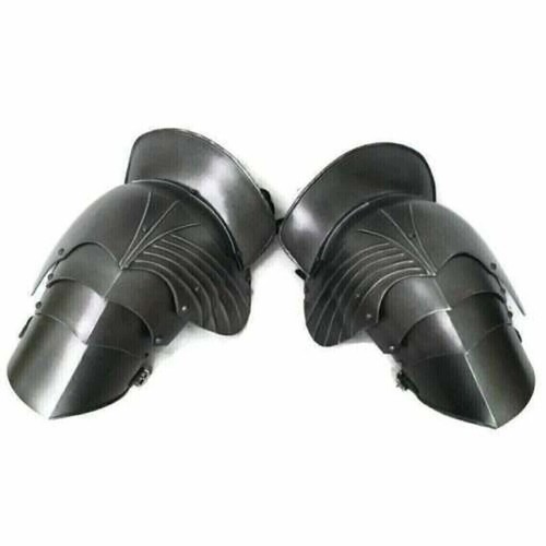 Medieval LARP Fantasy Steel Pauldrons Shoulder SCA Armor pair of Pauldrons - Picture 2 of 3