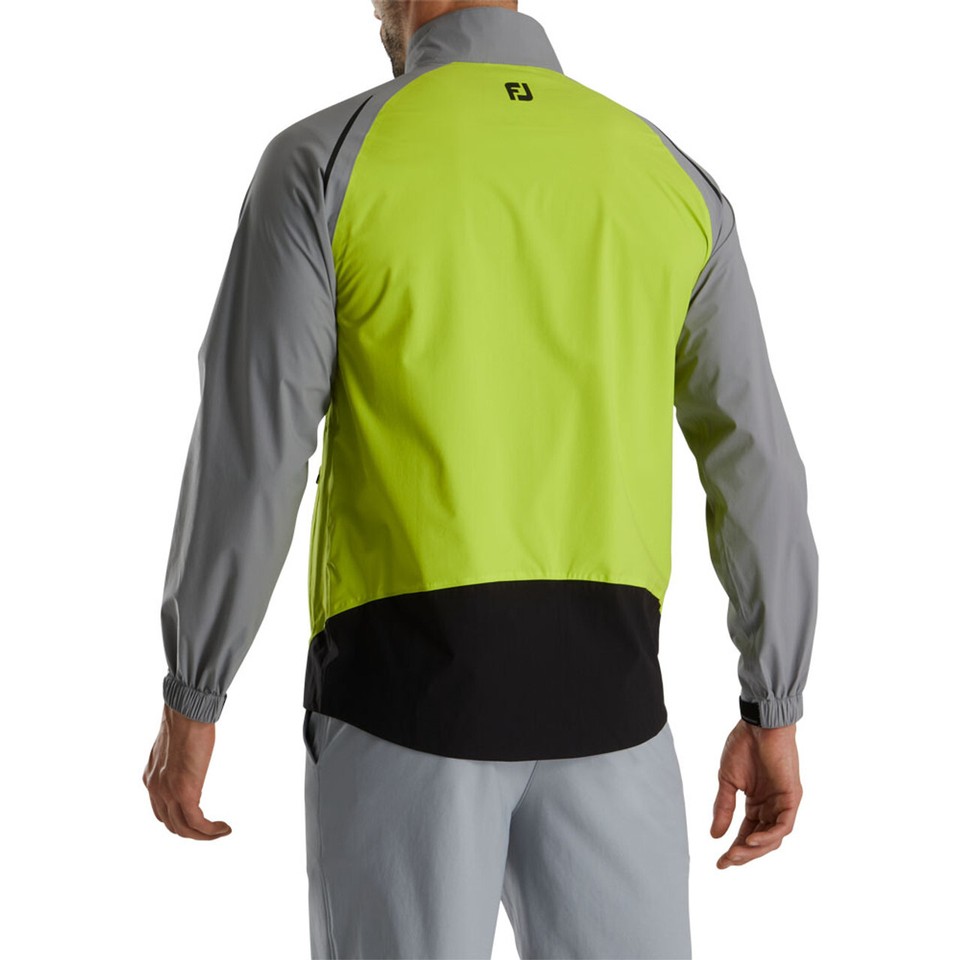 Veste De Pluie FootJoy DryJoy Select Homme Taille L Citron Vert/gris/noir - Neuve