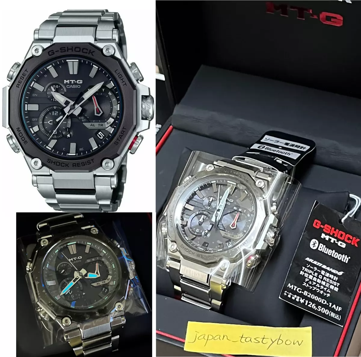 CASIO Watch G-SHOCK MT-G Bluetooth Dual Core Guard MTG-B2000D-1AJF