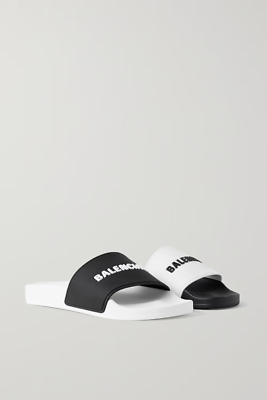 Balenciaga Men's Logo Mismatched Slide Sandal Size 10US | eBay
