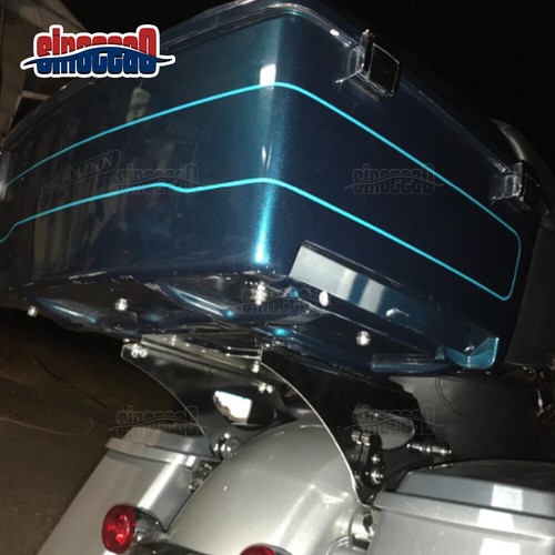 Detachable Tour Pack Mount Rack Luggage Mount Bracket For Harley Touring 09-13 - 第 3/8 張圖片