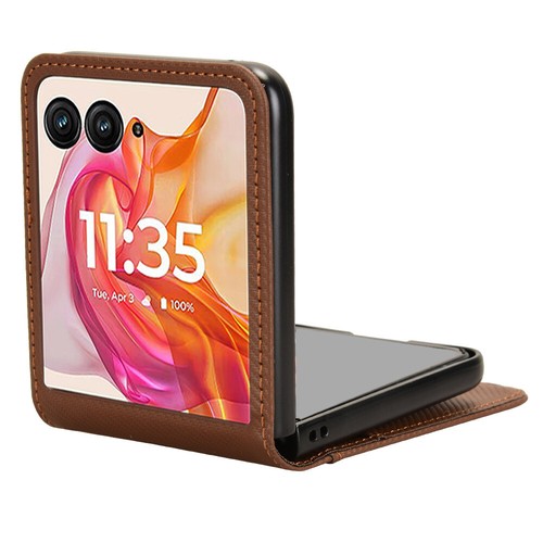 For Motorola Razr 50 Ultra, Fashion Flip Leather Card Slot Hard Case Cover - Picture 14 of 22