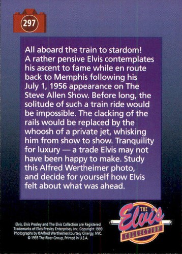 Elvis Collection 92 River Group Trading Card Complete Your Set You Pick 201-400 - Picture 195 of 401