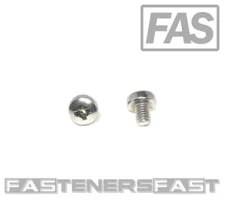 (50) M3-0.5 x 4 Stainless Steel Phillips Pan Head Machine Screw DIN7985 A2 M3x4