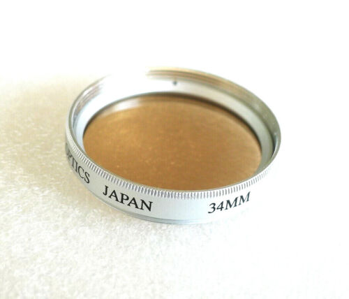 34mm Merkury F-DL Fluorescent Filter - Silver - Japan - NEW - Picture 3 of 3