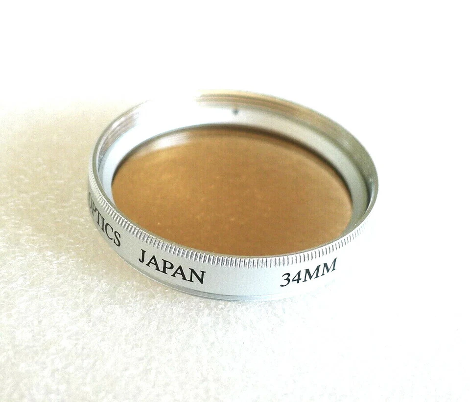 34mm Merkury F-DL Fluorescent Filter - Silver - Japan - NEW - Image 3 of 3