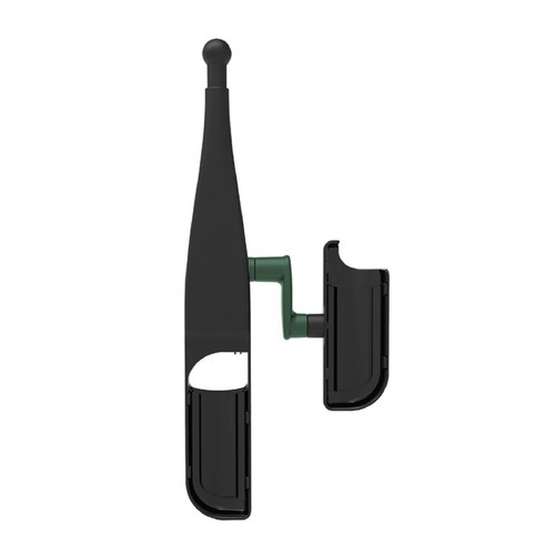 For Switch NS Joy-Con Controller Grip Fishing Rod Black Plastic Fishing Game Kit - Picture 4 of 7