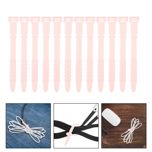 5 Pack Silicone Cable Manager Cord Keepers for Charging Cords Phone Organizer - Afbeelding 3 van 12