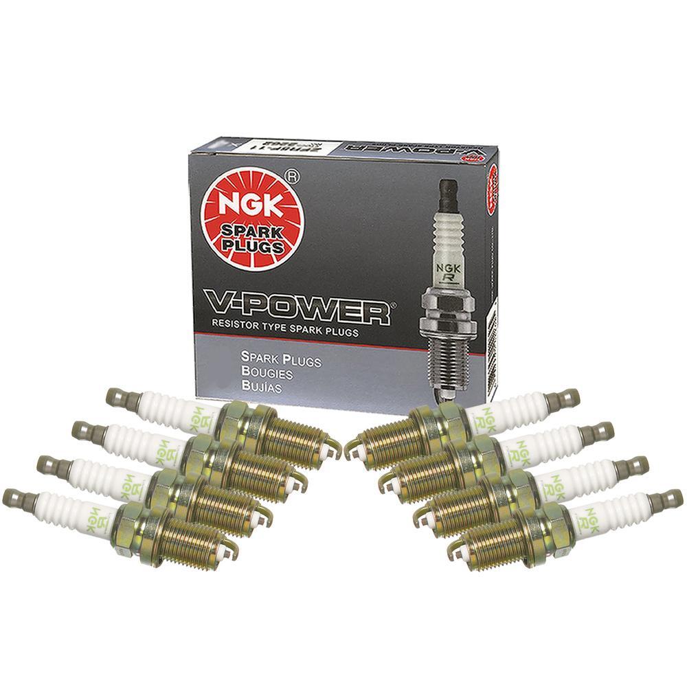 NGK Spark Plug Set 8 Pieces V-Power Gap 0.036