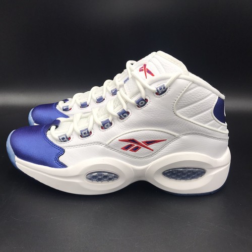 Reebok Classics Question Mid “Blue Toe” Allen Iverson OG GX0227 Men’s Size 9 - Picture 11 of 13