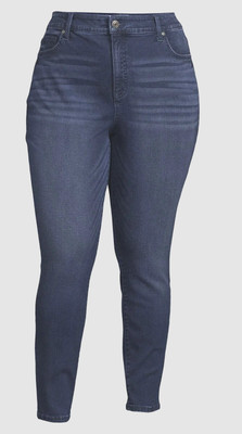 Terra & Sky Women's Size 26 W Skinny High Rise Dark Wash Jeans