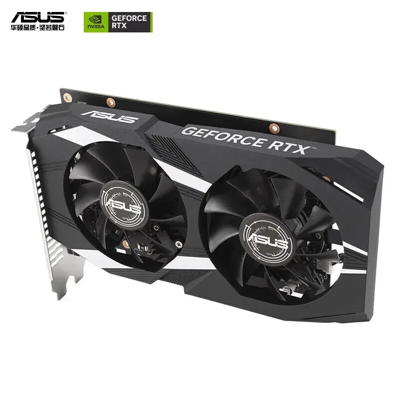 ASUS Dual NVIDIA GeForce RTX 3050 6GB OC Edition Gaming Graphics Card - Image 3 of 4