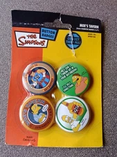 The Simpsons Button Badges Pack Moe's Tavern Matt Groening Pyramid Posters 2006