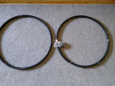 Quickie 25 inch metal wheelchair push rims - lightly used