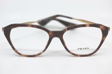 Prada PR28S UE0-1O1 TORTOISE AND GOLD Eyeyeglasses New Authentic 52