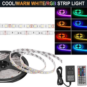 5M-SMD-RGB-5050-Waterproof-300-LED-Strip-Light-44-Key-Remote-12V-5A-Power-IP65
