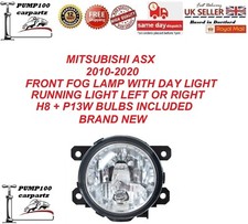 FOR MITSUBISHI ASX FRONT FOG LAMP DLR  DAY LIGHT RUNNING 2010-2020 LEFT OR RIGHT