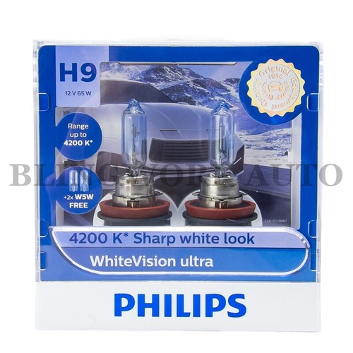 Free T10 (Pair) PHILIPS H9 White Vision Ultra +60% WARM WHITE Halogen Light Bulb - 第 6/6 張圖片