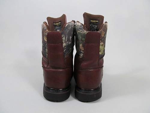 Wolverine Brown Camo Vibram Insulated Waterproof Boots Oil Resistant Mens 8 - Picture 7 of 11