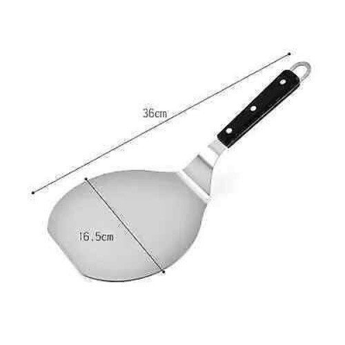 Pala de aluminio para pizza con mango de madera Pala herramientas para hornear pasteles accesorio - Imagen 36 de 52