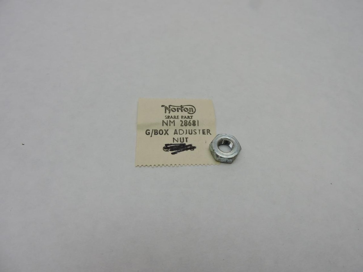 NM-28681 NOS Norton G/Box Adjuster Nut K444L | eBay