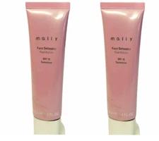 2 packs - Mally Beauty Face Defender Foundation SPF 15 Sunscreen -  Rich