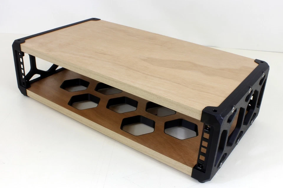 19" 2U DESKTOP STUDIO RACK POD CASE CABINET COMMS MEDIA AUDIO EQUIPMENT HYPLA - Image 3 of 4