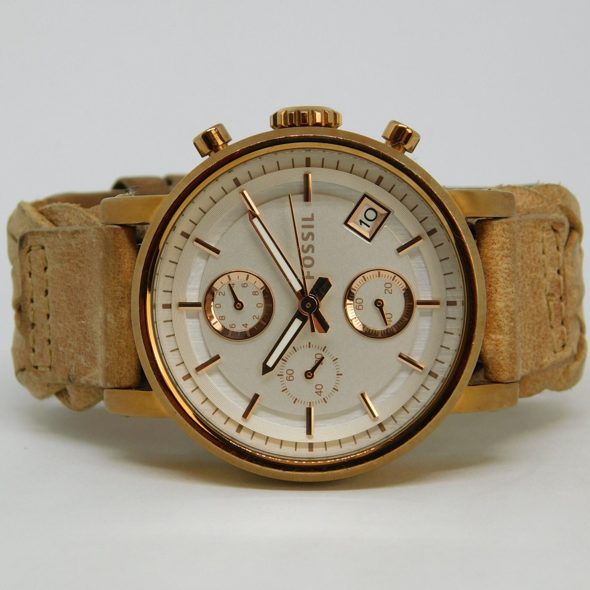 Women’s Genuine Leather Fossil Watch Womens Fossil Jr Watch - Etsy main image 4