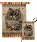 Himalayan Happiness Burlap Garden Flag Animals Cat Small Gift Yard House Banner