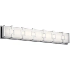 Velitri LED 30 inch Chrome Vanity Light Wall Light $837