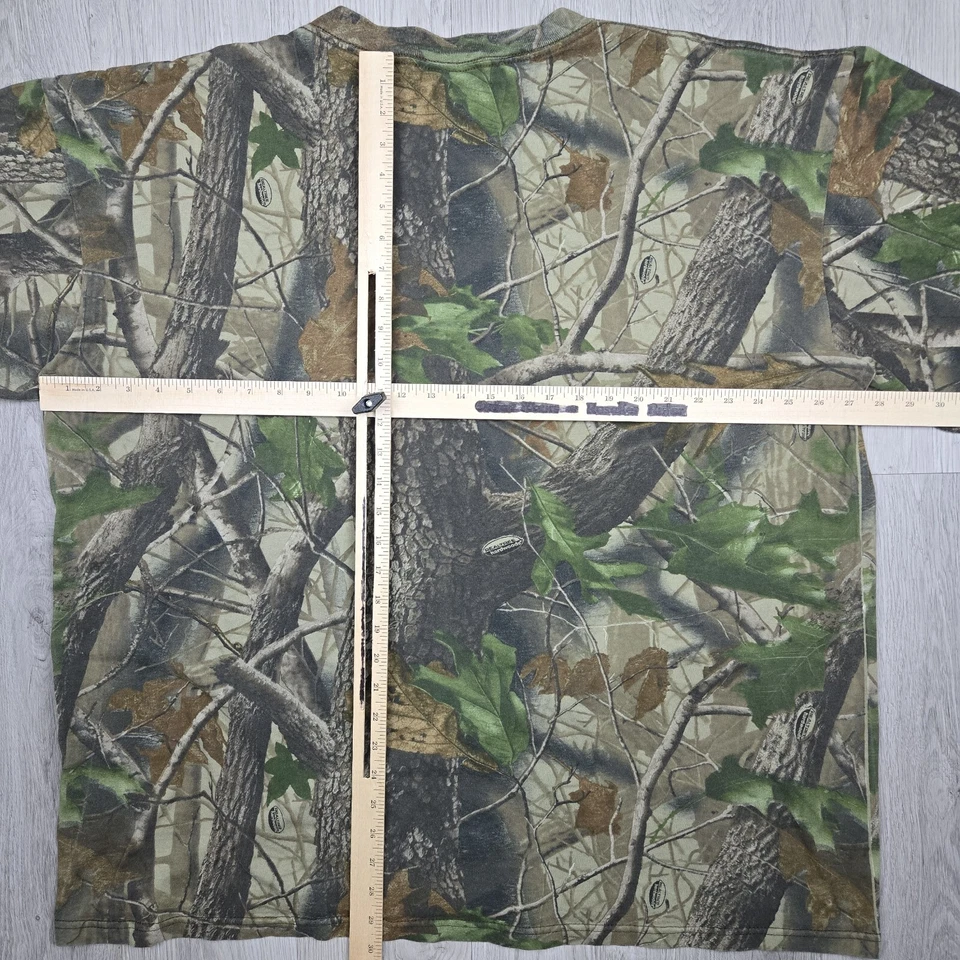 Vintage Liberty Realtree Shirt 3XL Short Sleeve Pocket Tee Hardwood Made In USA - Image 4 of 4