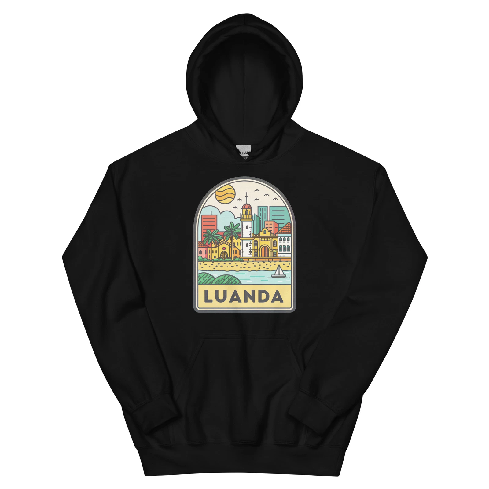Luanda World Travel Urban Area City Hoodie