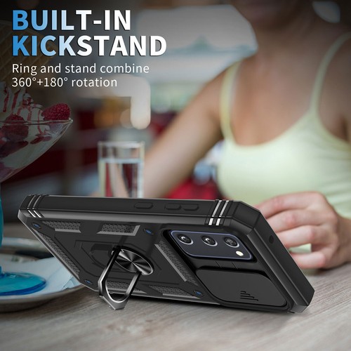 For Samsung S20 FE 5G Case Kickstand Slide Camera Lens Cover / Screen Protector - Picture 7 of 36